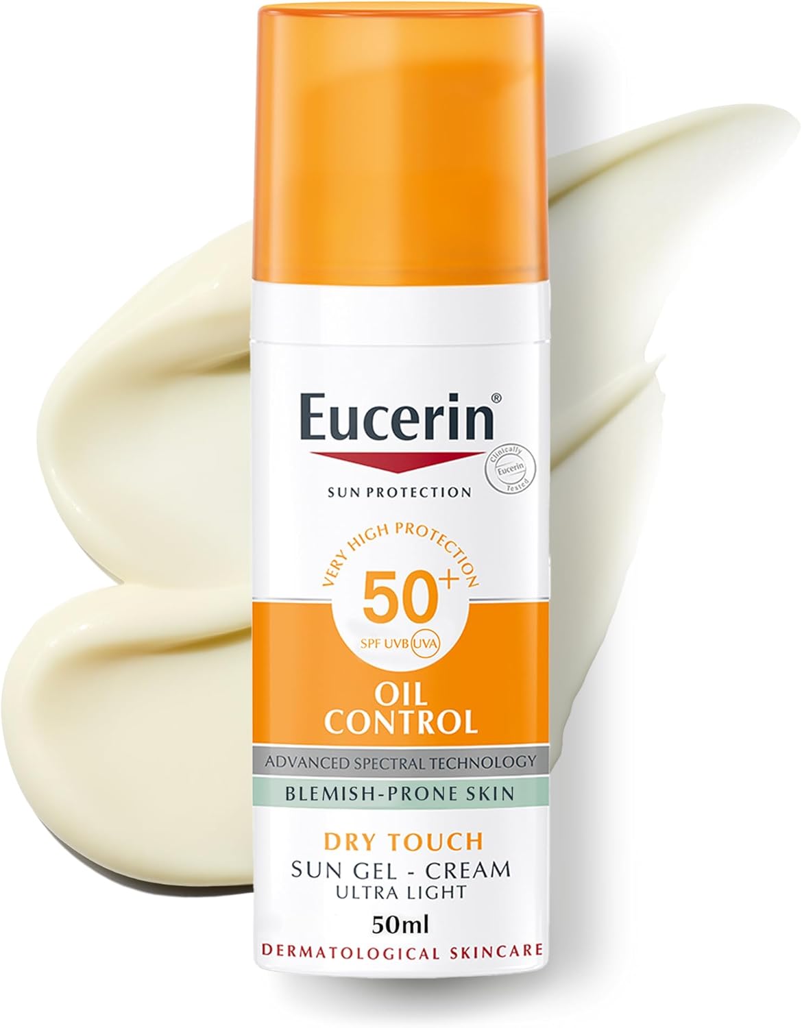 Eucerin Face Sunscreen Oil Control Gel-Cream Dry Touch SPF 50+ — 50ml